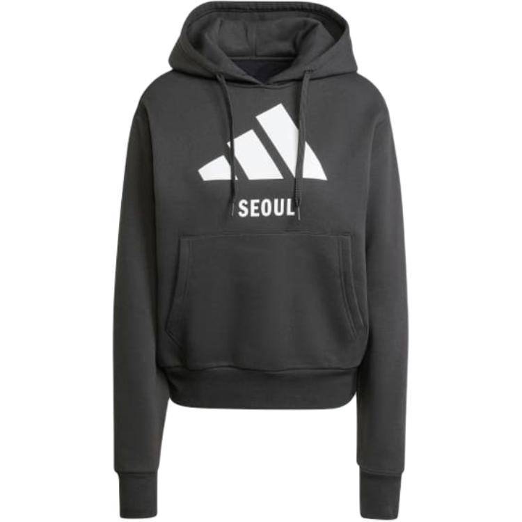 adidas Unisex Solid Black Long-Sleeve Training Sweatshirt JE2727