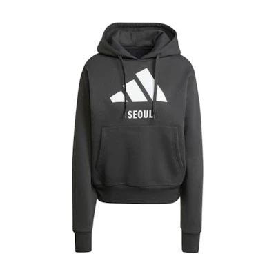 adidas Unisex Solid Black Long-Sleeve Training Sweatshirt JE2727