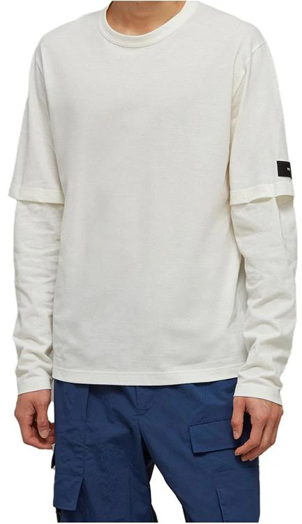 adidas-unisex-solid-color-loose-fit-long-sleeve-outdoor-t-shirt-hz-8821