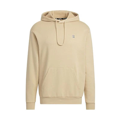 adidas Unisex Solid Color Pullover Sweatshirt Khaki HZ8181