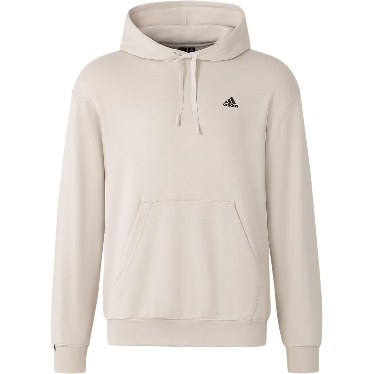 adidas Unisex Solid Logo Long Sleeve Hoodie Sweatshirt IZ1457