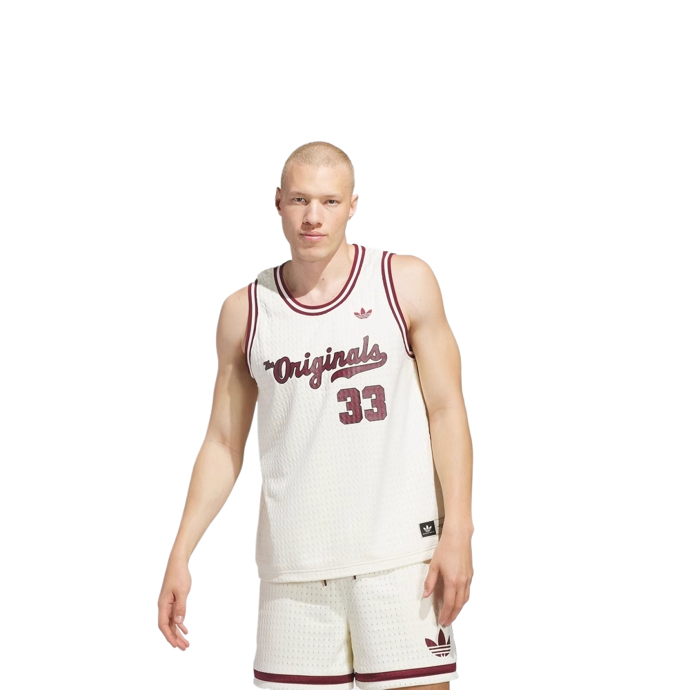 adidas UNITEFIT Logo Print Sleeveless Basketball Tank Unisex White JM9953
