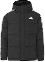 adidas UNITEFIT Windproof Water-Repellent Hooded Down Jacket Black Unisex JW6732 adidas UNITEFIT Windproof Water-Repellent Hooded Down Jacket Black Unisex JW6732