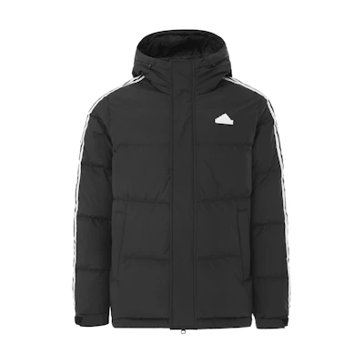 adidas UNITEFIT Windproof Water-Repellent Hooded Down Jacket Black Unisex JW6732