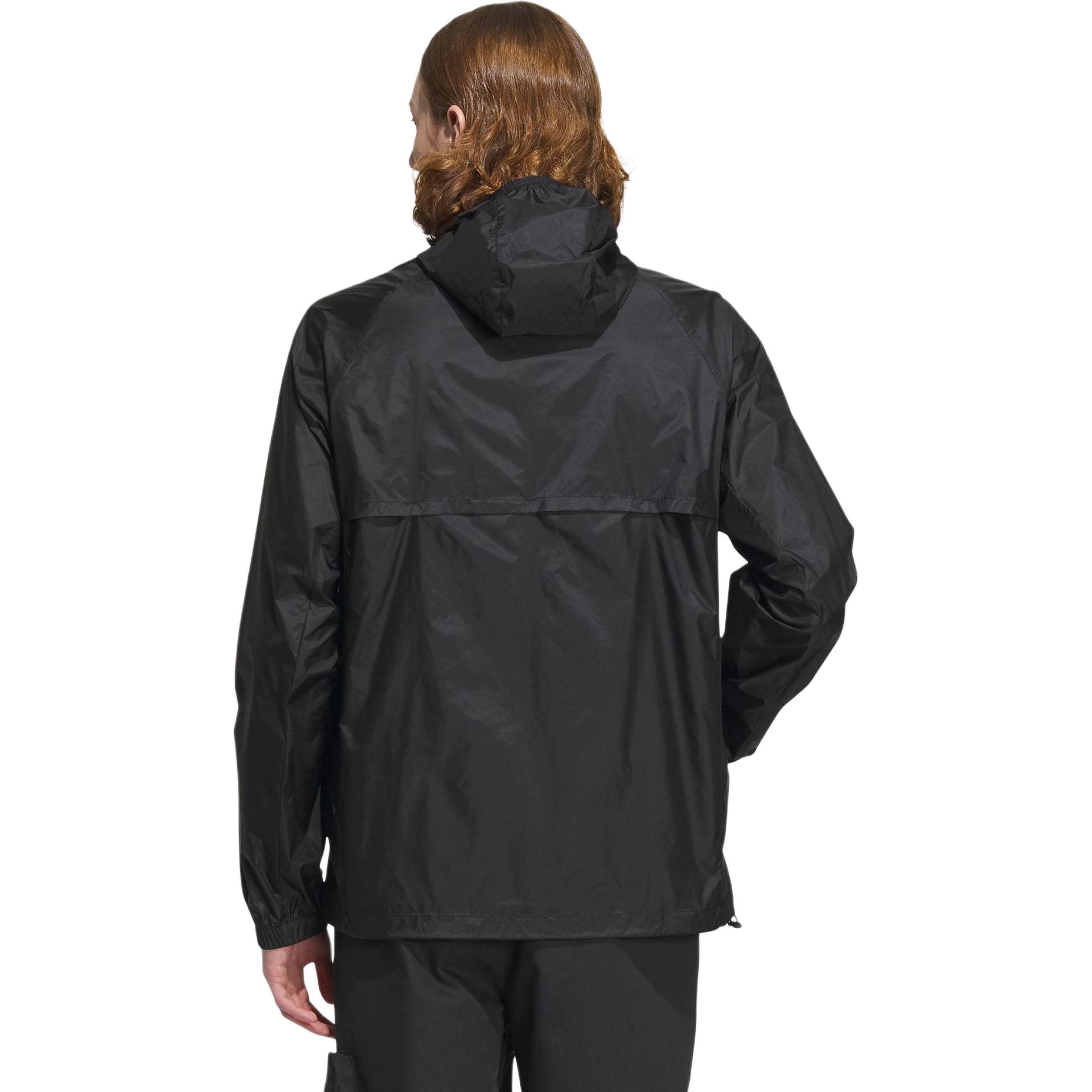 Shop adidas UPF50+ 防風連帽外套 男女款 黑色 IA1783