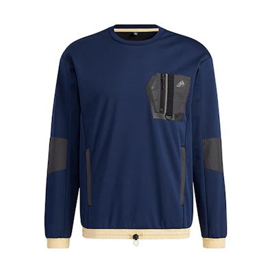 adidas Urban CR Pullover Sweatshirt Navy Outdoor Sportswear GV3521