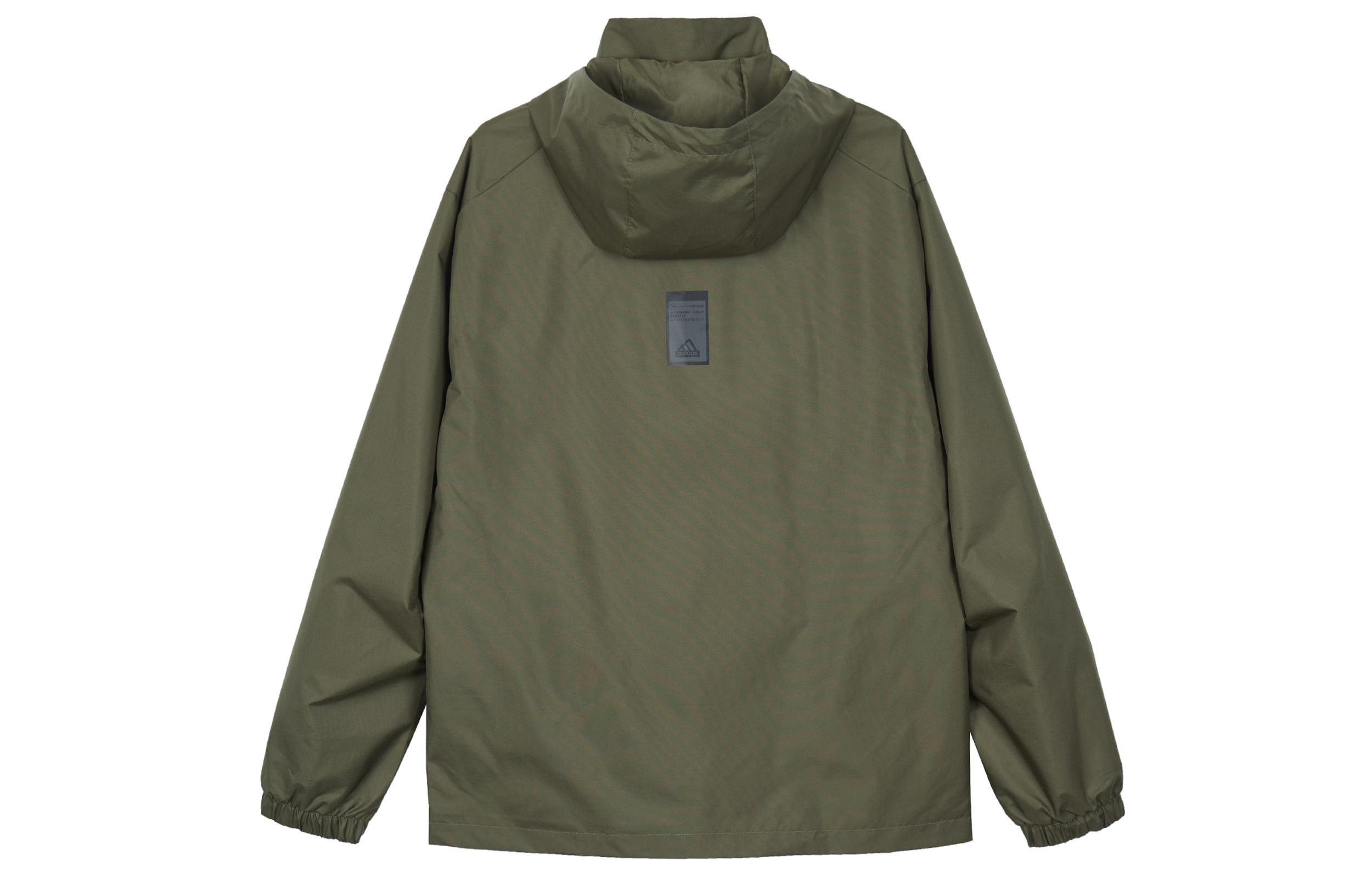 Lookbook adidas Urban Outdoor Logo Hooded Jacket Olive Green Casual Wear IS0451