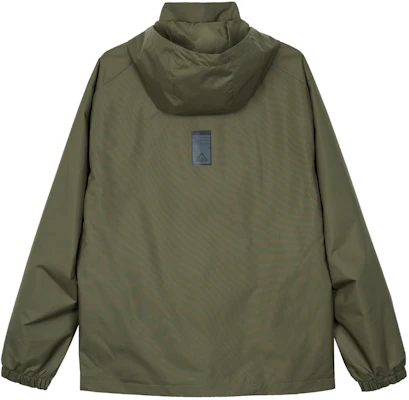 adidas Urban Outdoor Logo Hooded Jacket Olive Green Casual Wear IS0451 Lookbook adidas Urban Outdoor Logo Hooded Jacket Olive Green Casual Wear IS0451