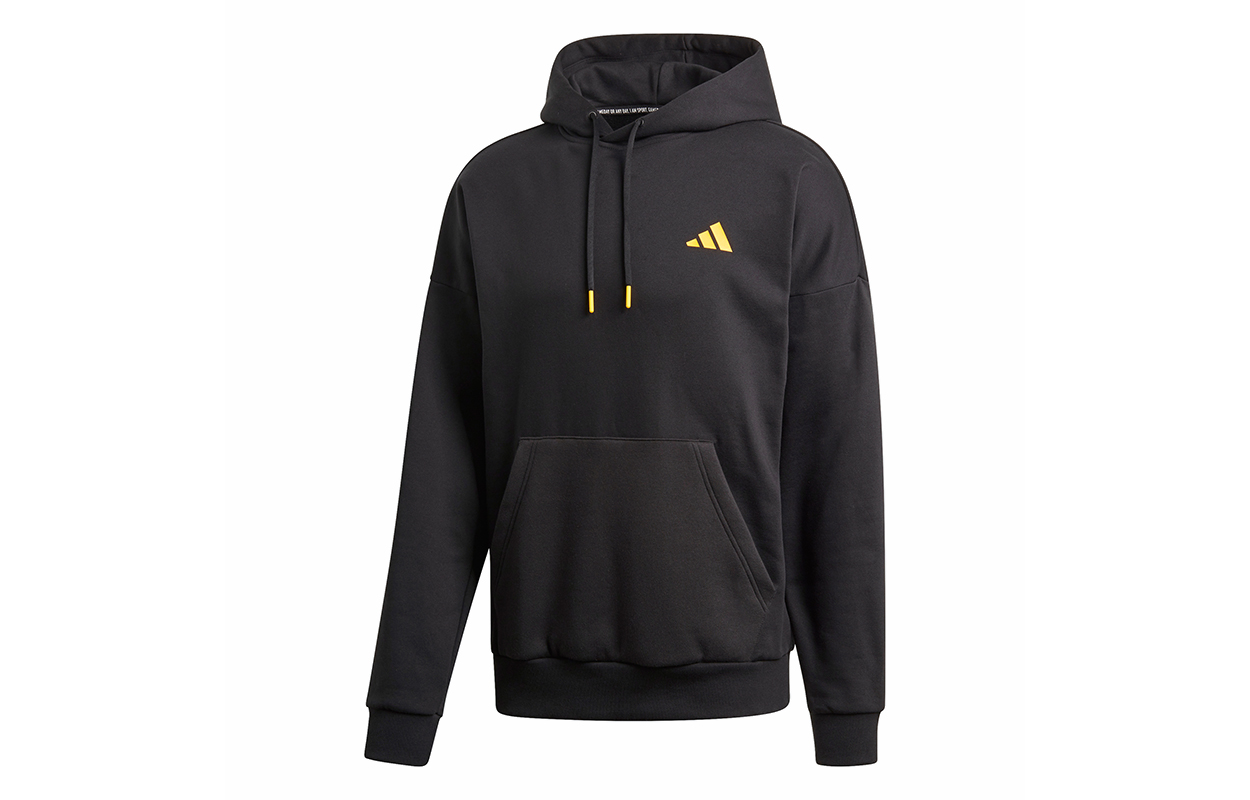 adidas Urban Q4 Black Pullover Hoodie Casual Sportswear FR6595