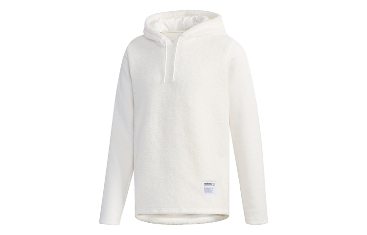 adidas UT Hoody Pullover Fleece Hoodie White EI4355