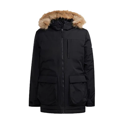 adidas Utilitas Outdoor Hooded Parka Winter Jacket Black GT1699