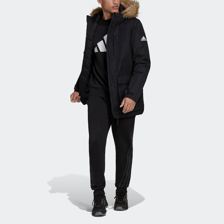 Purchase adidas Utilitas 戶外連帽派克冬季外套 黑色 GT1699