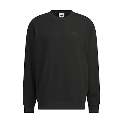 adidas Utility Crewneck Sweatshirt Black Long-Sleeve Casual Pullover IK3705