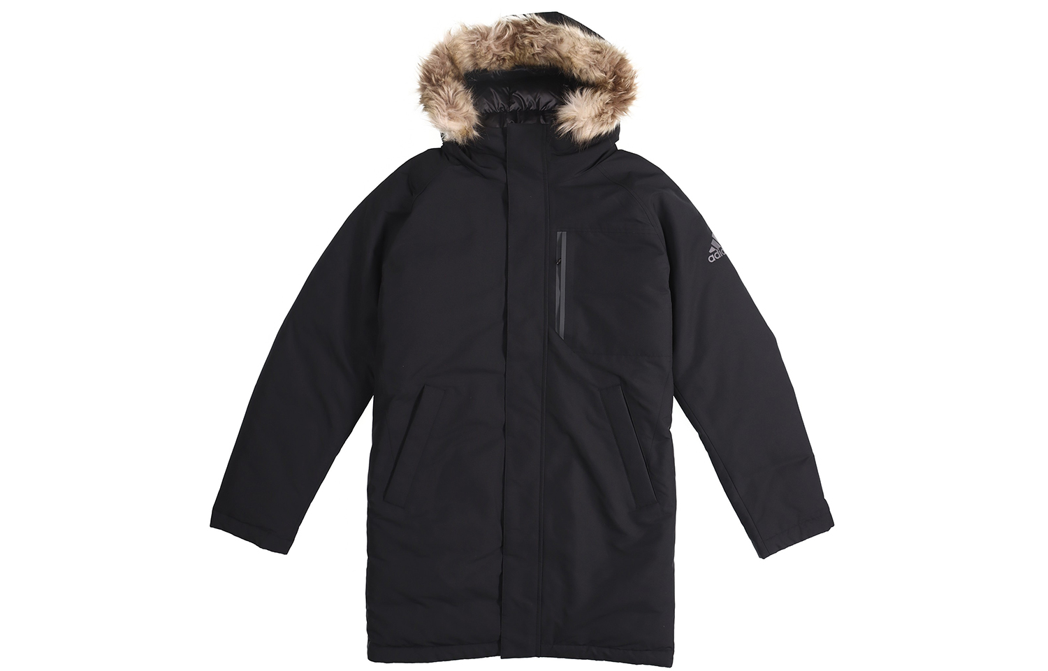 Order adidas Utility Down Parka Hooded Long Black Winter Jacket for Men EH3975