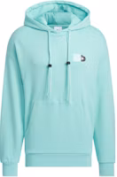 adidas V-Day Hoodie Mint Green Valentine's Series Unisex Letter Print Pullover JE3475 adidas V-Day Hoodie Mint Green Valentine's Series Unisex Letter Print Pullover JE3475