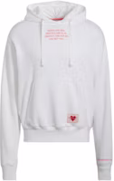 adidas V-Day Valentine's Series White Retro Pullover Sweatshirt HJ9601 adidas V-Day Valentine's Series White Retro Pullover Sweatshirt HJ9601