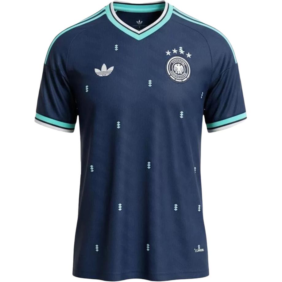 adidas V-Neck Logo Short-Sleeve Soccer Jersey JN2074