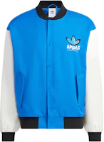 adidas Valentine's Day Heart Logo Long Sleeve Slim Fit Bomber Jacket Blue Unisex IK8664 adidas Valentine's Day Heart Logo Long Sleeve Slim Fit Bomber Jacket Blue Unisex IK8664