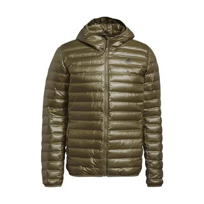 adidas Varilite Slim Fit Hooded Jacket Olive Green GT9222