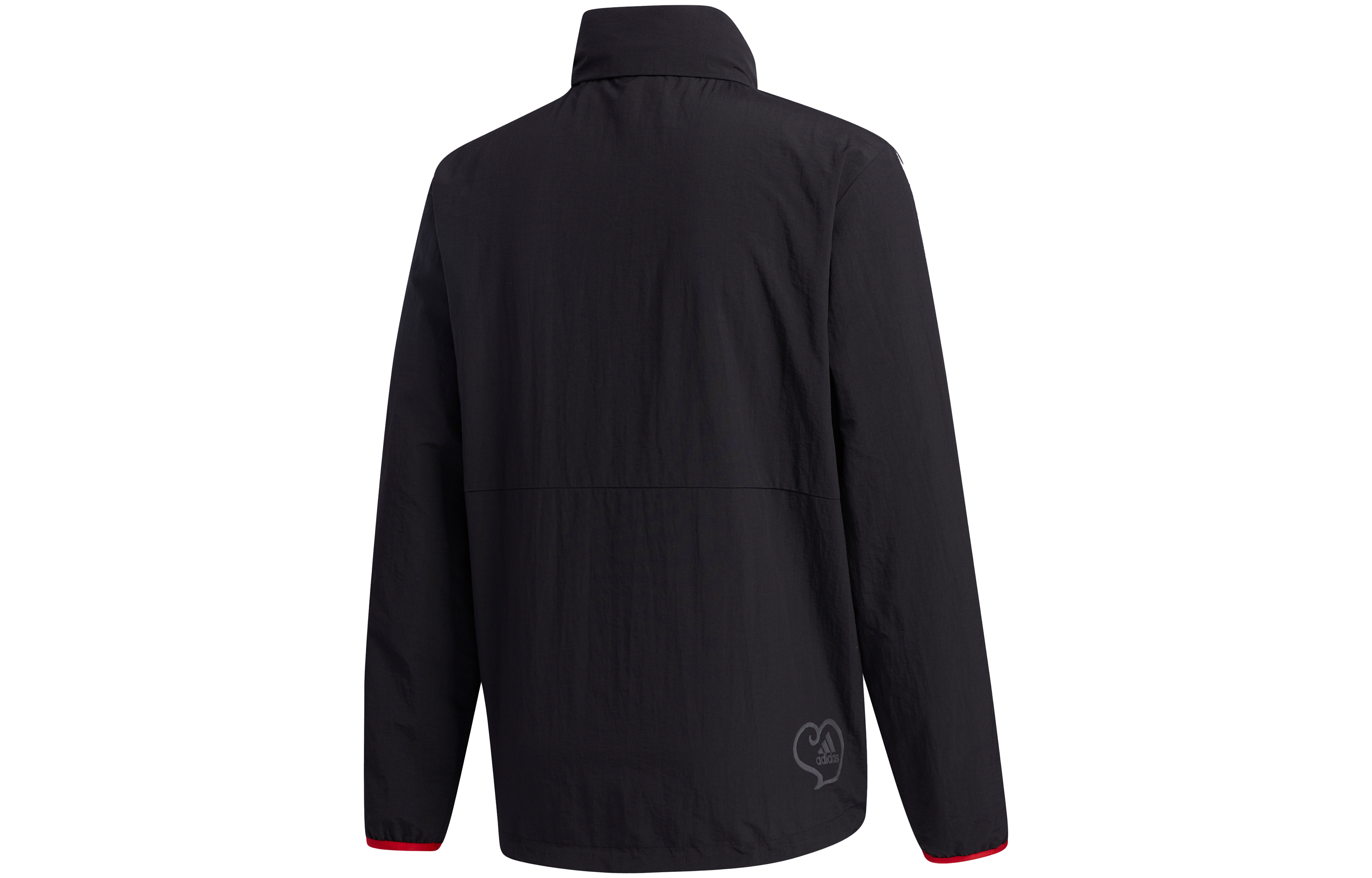 Lookbook adidas VD 復古條紋黑色運動風衣夾克 休閒外套 GV5151