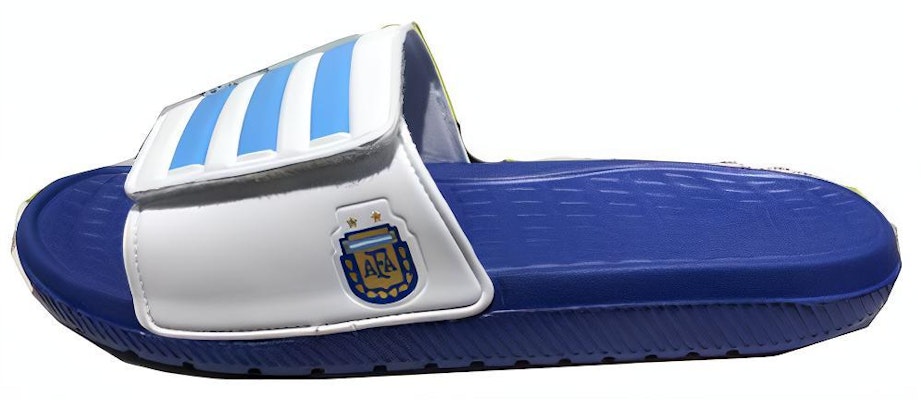 adidas Velcro Blue White Slippers 'Blue White' H68219 Buy adidas Velcro Blue White Slippers 'Blue White' H68219