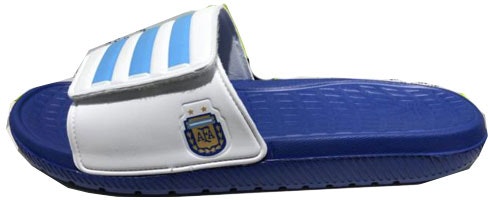 adidas Velcro Blue White Slippers 'Blue White' H68219 adidas Velcro Blue White Slippers 'Blue White' H68219