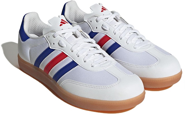 adidas Velosamba Made With Nature 'White Lucid Blue Scarlet' IE7022 Lookbook adidas Velosamba Made With Nature 'White Lucid Blue Scarlet' IE7022