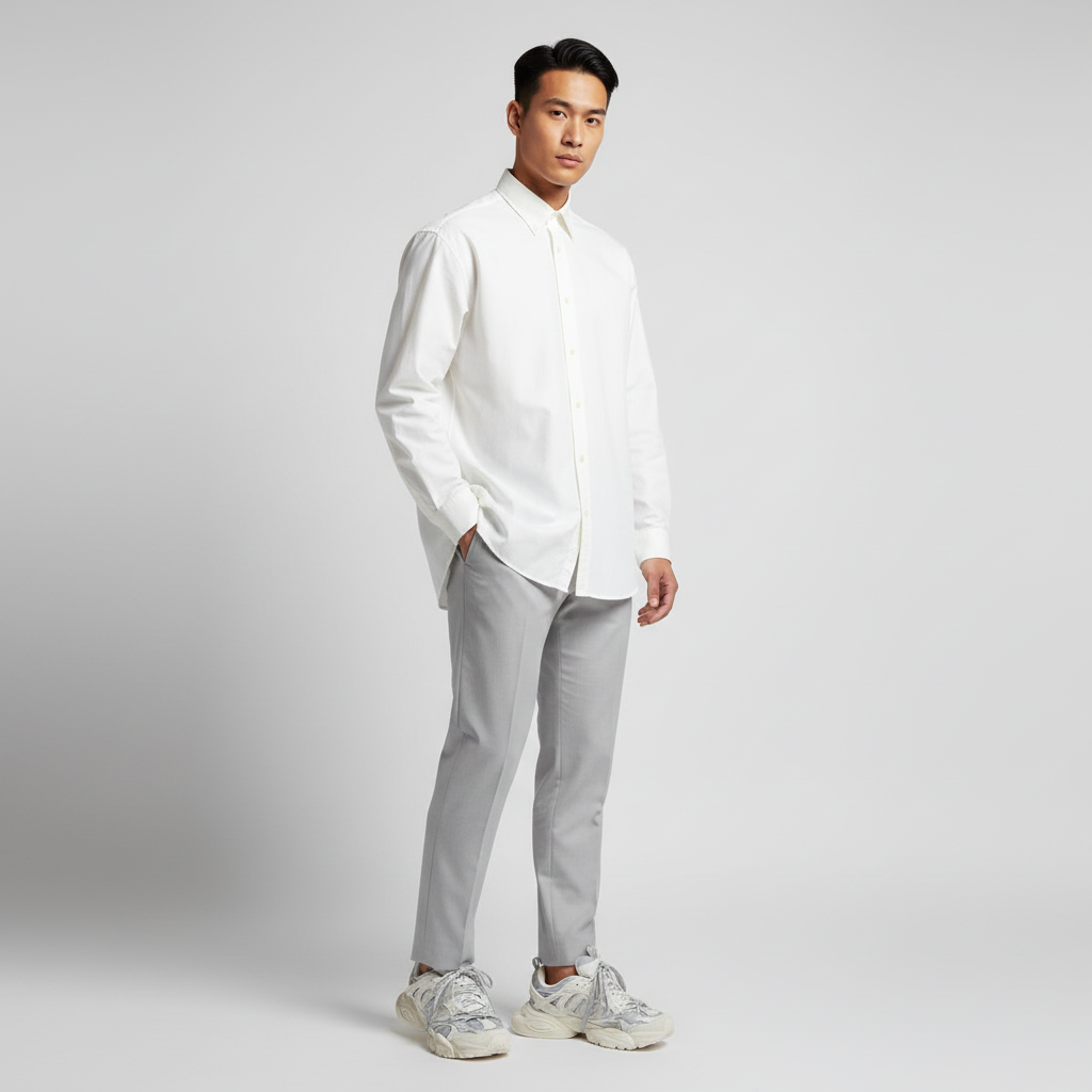 Lookbook 아디다스 벤토 XLG 디럭스 '화이트 실버 메탈릭' JS1588