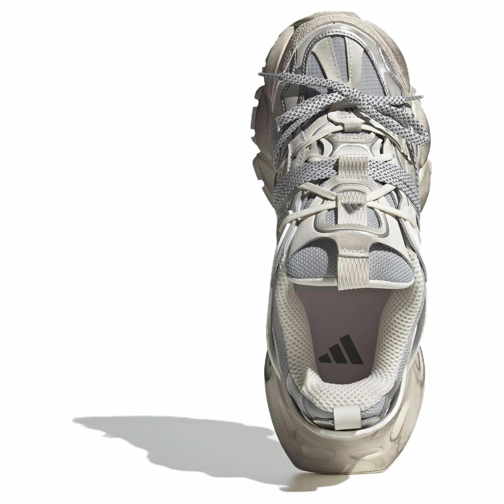 Lookbook アディダス ベント XLG デラックス 'ホワイト シルバーメタリック' JS1588