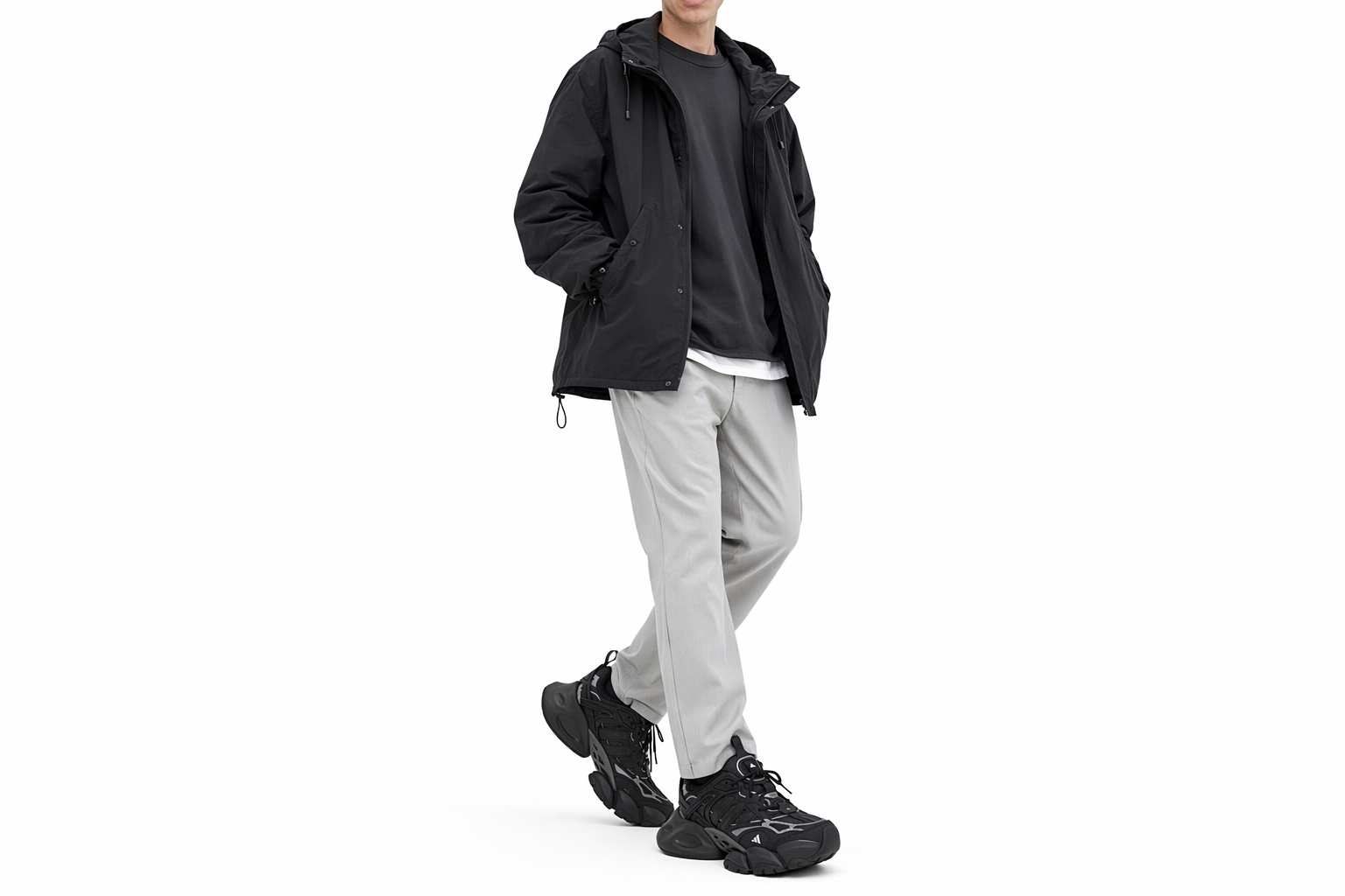 Order adidas VENTO XLG豪華版 圓頭舒適 減震防滑 低筒 跑步鞋 男女款 黑色