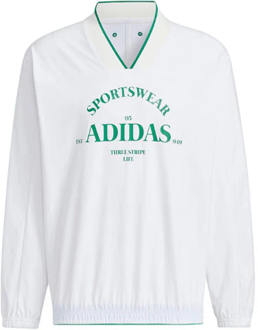 adidas-verbiage-colorblock-v-neck-pullover-sweatshirt-white-retro-style-je-3669