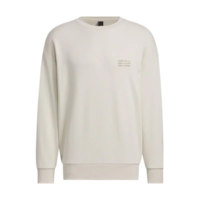 adidas Verbiage Crewneck Sweatshirt Clear Brown Casual Sportswear IS7422