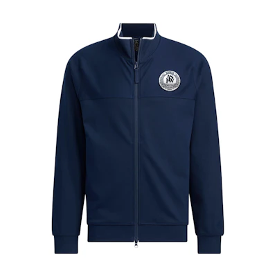 adidas VERBIAGE Knit Jacket Navy Blue Letter Print Casual Track Jacket JE3634