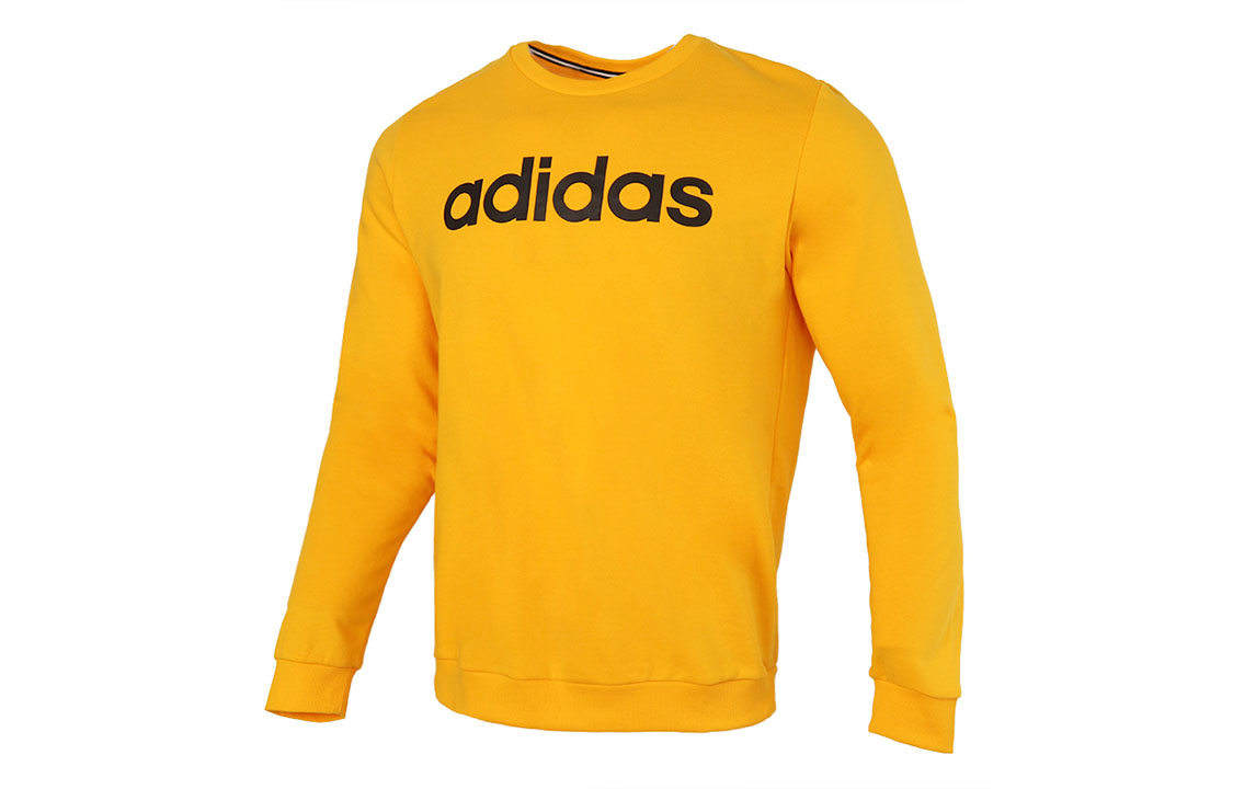 adidas Vintage Crewneck Pullover Sweatshirt Yellow GP4874