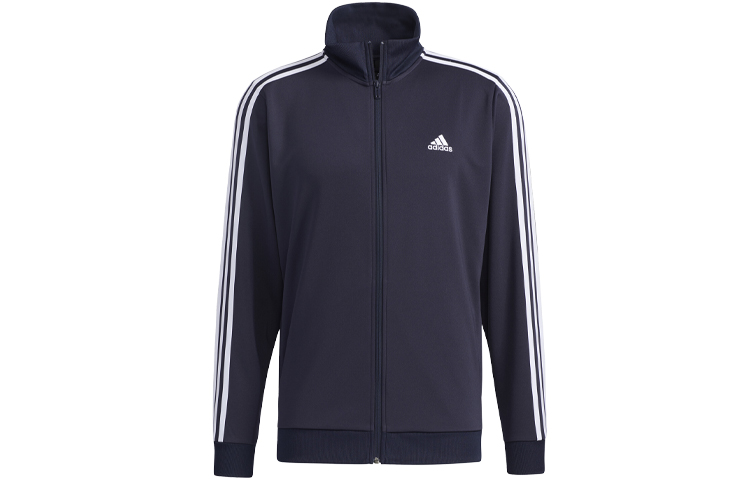 adidas Vintage Track Jacket in Legend Ink Blue with Breathable Full Zip GN0750