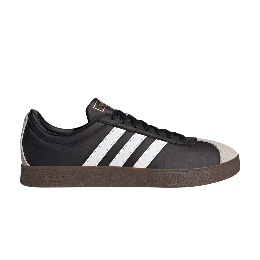 adidas VL Court 2.0 Black White Gum ID6017 Nicesnk