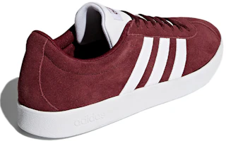 Shop adidas neo VL Court 2.0 低筒 板鞋 男款 紅