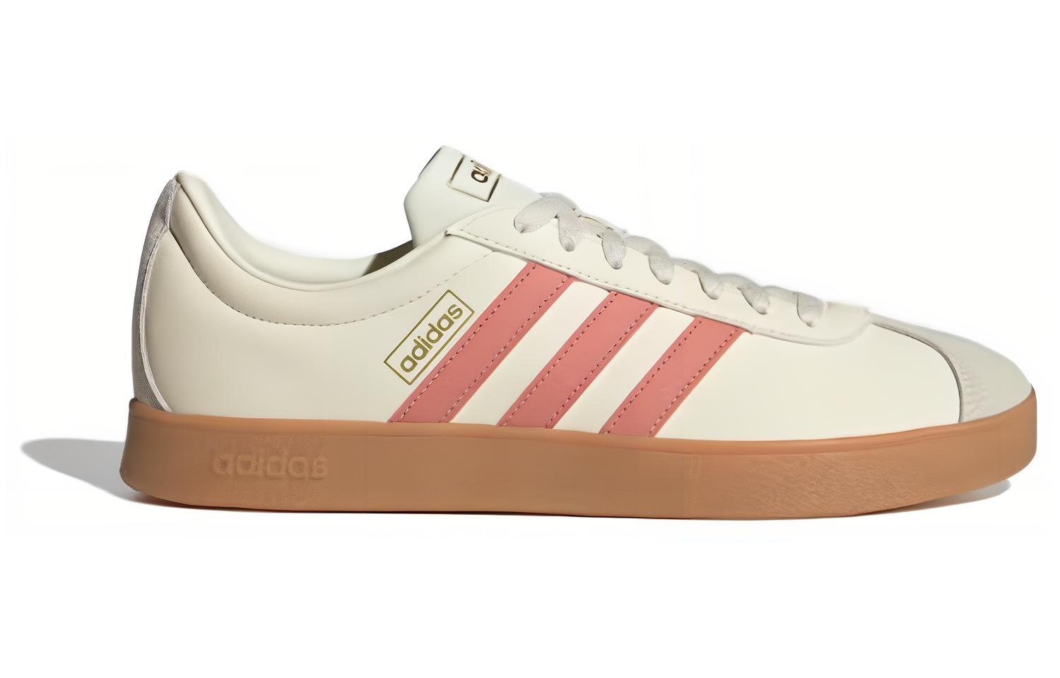 Lookbook adidas Vl Court Classic 防滑耐磨 低筒 板鞋 男女同款 米粉