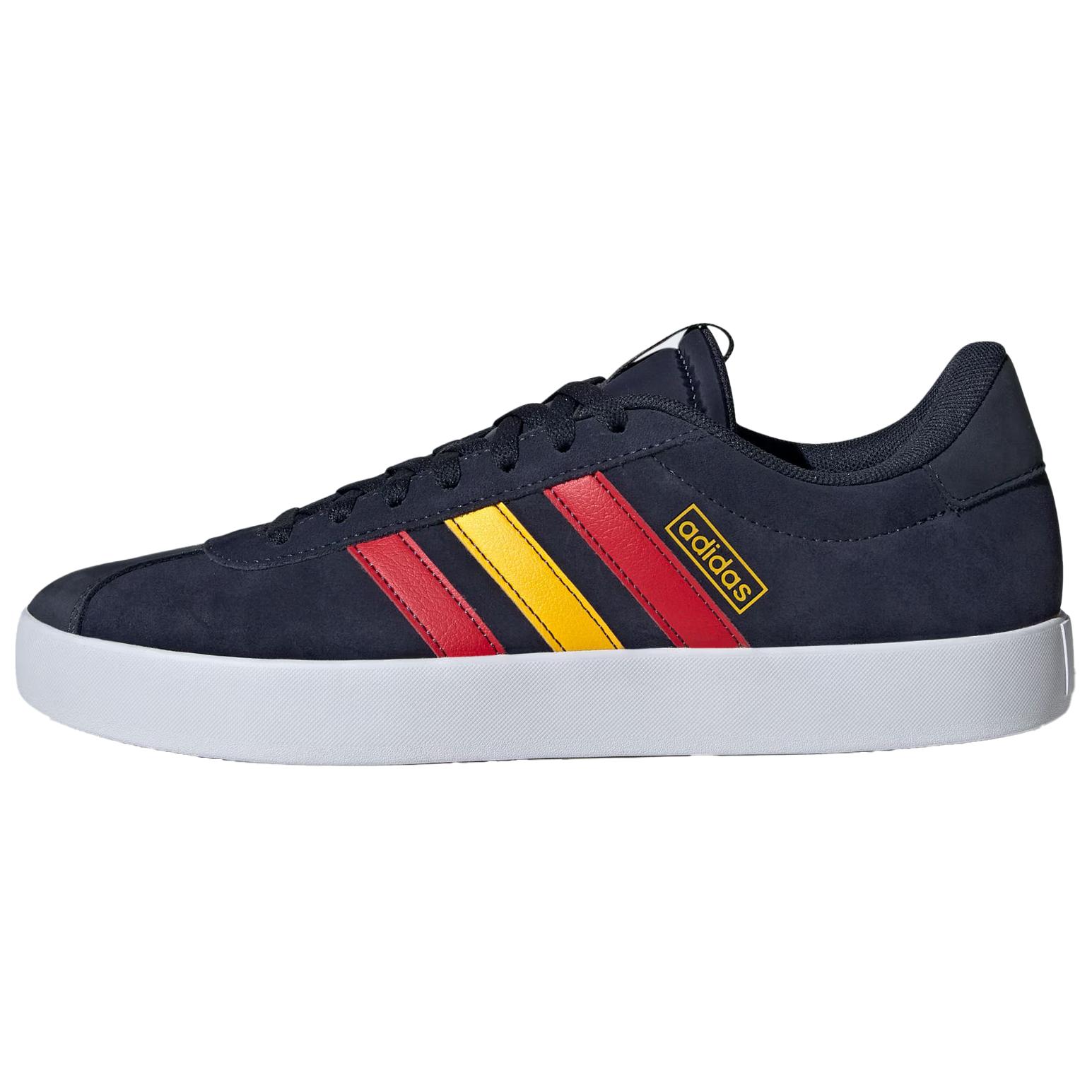 adidas VL Court 3.0 Casual Trainers Blue/Red/Yellow Low-Top Sneakers IF4461