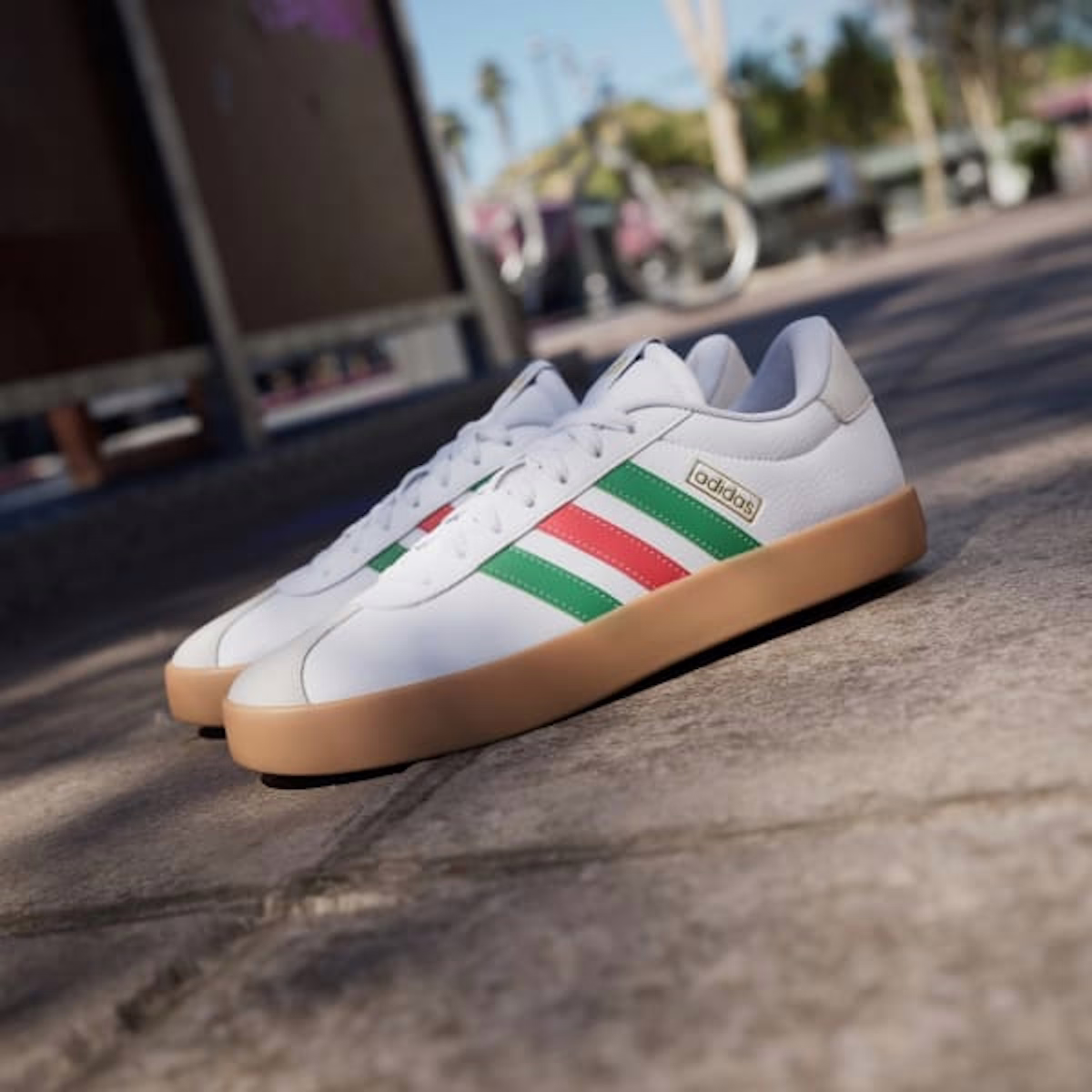 Adidas VL Court 3.0 Cloud White/Green/Red