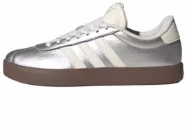 (Women) adidas VL Court 3.0 Liquid Silver Low-top Sneakers - Silver/Brown JQ7315 (Women) adidas VL Court 3.0 Liquid Silver Low-top Sneakers - Silver/Brown JQ7315