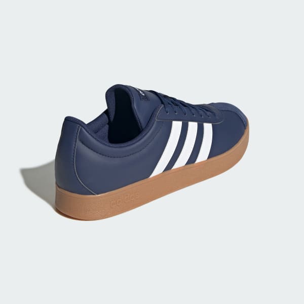 Purchase adidas VL Court Base 深藍/雲白/黃膠底運動鞋 JR2212