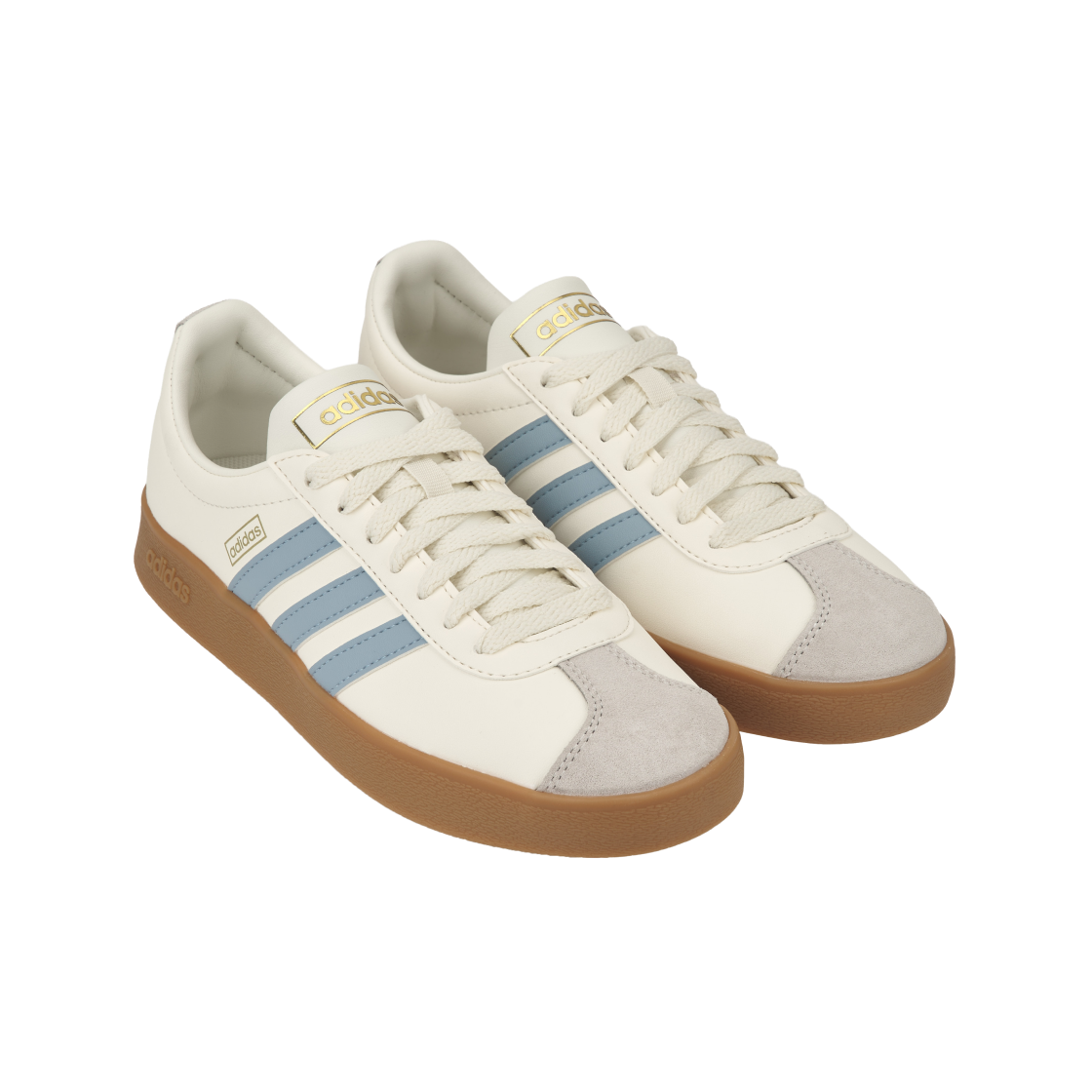 Shop adidas VL Court 經典款 '米白 奇蹟藍' JH5063