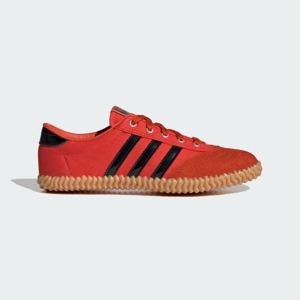(Women) Adidas Volley Plimsole Casual Shoes Collegiate Orange/Core Black/Gum JR5753