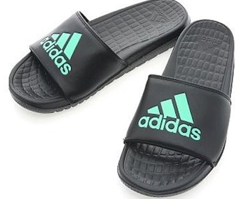 adidas Voloomix Slipper Training Minimalistic Black Green Slippers 'Black' CP9445 Shop adidas Voloomix Slipper Training Minimalistic Black Green Slippers 'Black' CP9445
