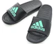 Shop adidas Voloomix Badeschlappen Schwarz Grün Minimalistische Trainingsslipper CP9445