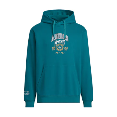 adidas VRCT FW24 HD Pullover Hoodie Relic Teal JW1965