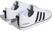 Shop Adidas Vs Pace 2.0 3 Stripes Kasut 'Putih Hitam' HP6010