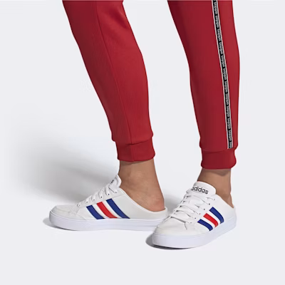 아디다스 VS 세트 뮬 '화이트 로얄 블루 스칼렛' FX4848 FX4848 Sizing 아디다스 VS 세트 뮬 '화이트 로얄 블루 스칼렛' FX4848 FX4848
