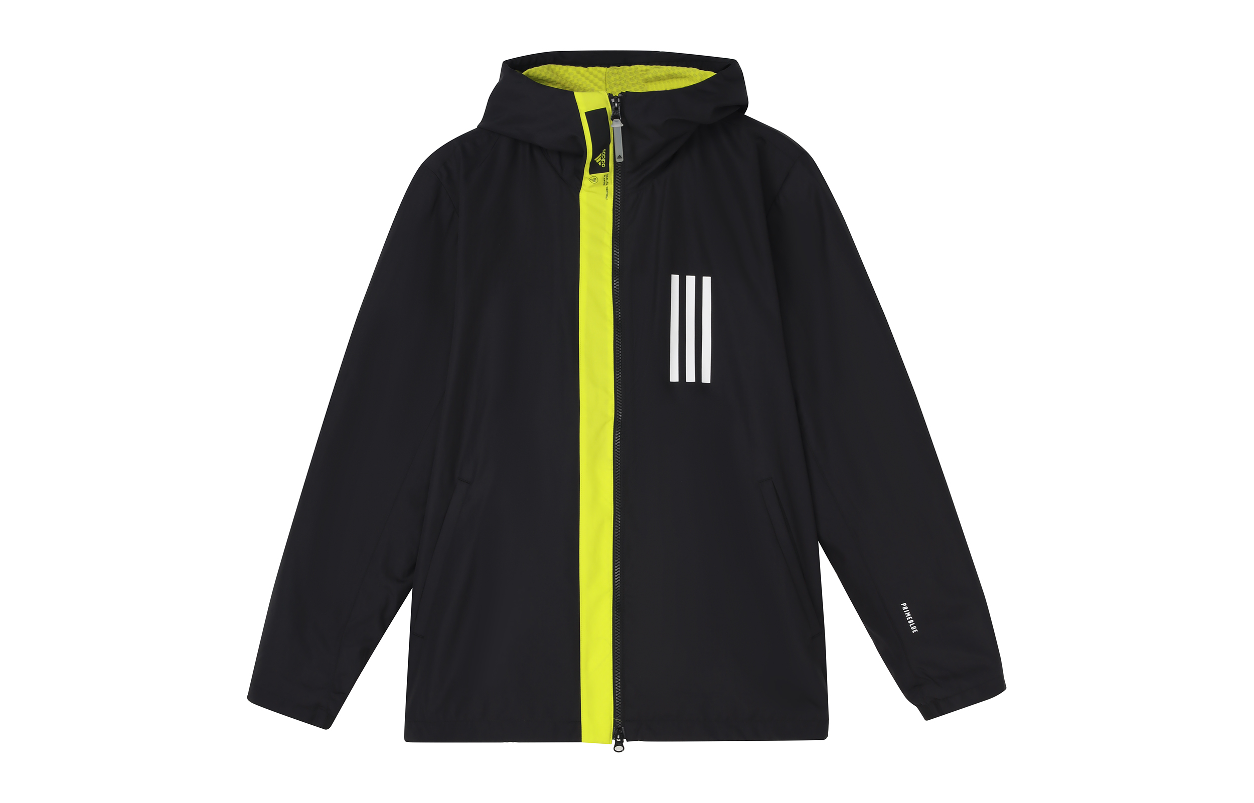 adidas W.N.D. 3-Stripes Zipper Hoodie Jacket Black GL8693